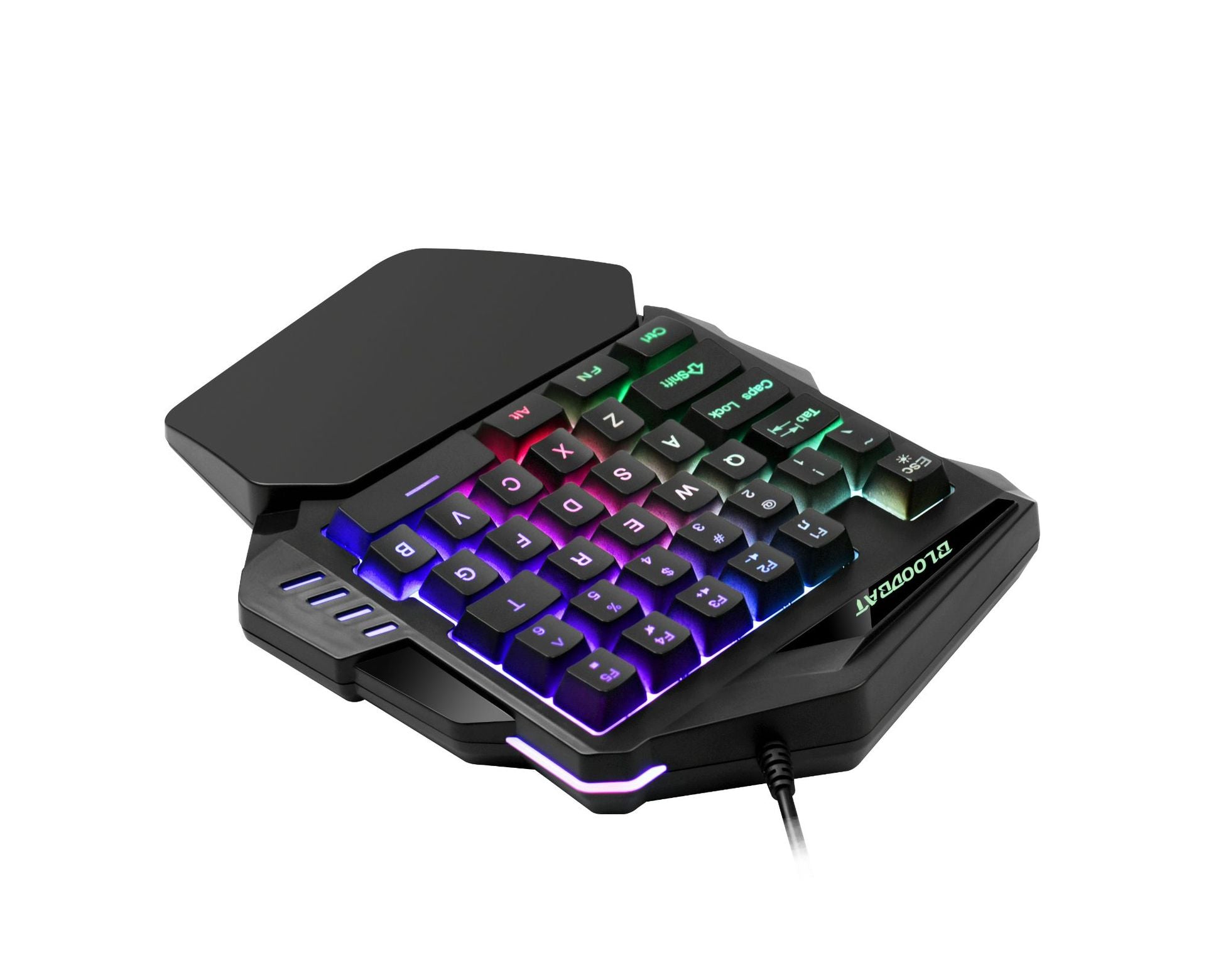 61 key RGB game wired keyboard mouse suit colorful MINI non-mechanical film black and white computer keyboard