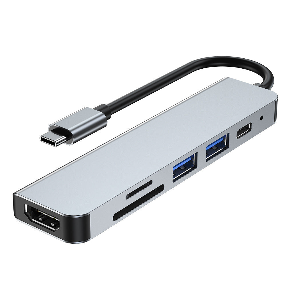 typec docking station hd4K mobile phone tablet computer switch game machine multi-function usb seven-in-one docking station