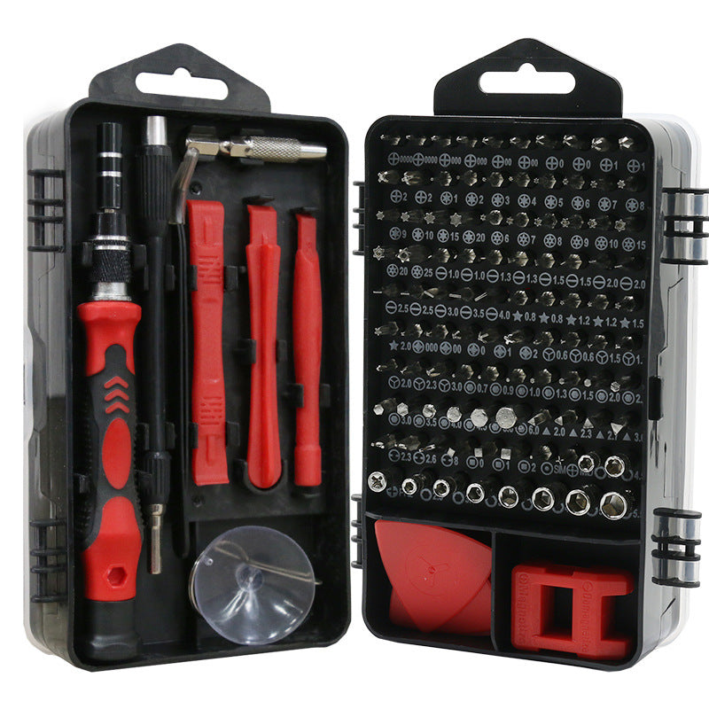 Multifunctional Screwdriver Set 115-in-1 Plum Blossom Screwdriver Combination Screwdriver Mobile Phone Computer Precision Repair Tool