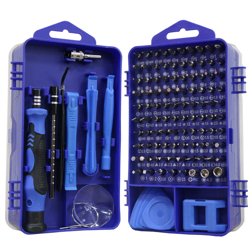 Multifunctional Screwdriver Set 115-in-1 Plum Blossom Screwdriver Combination Screwdriver Mobile Phone Computer Precision Repair Tool