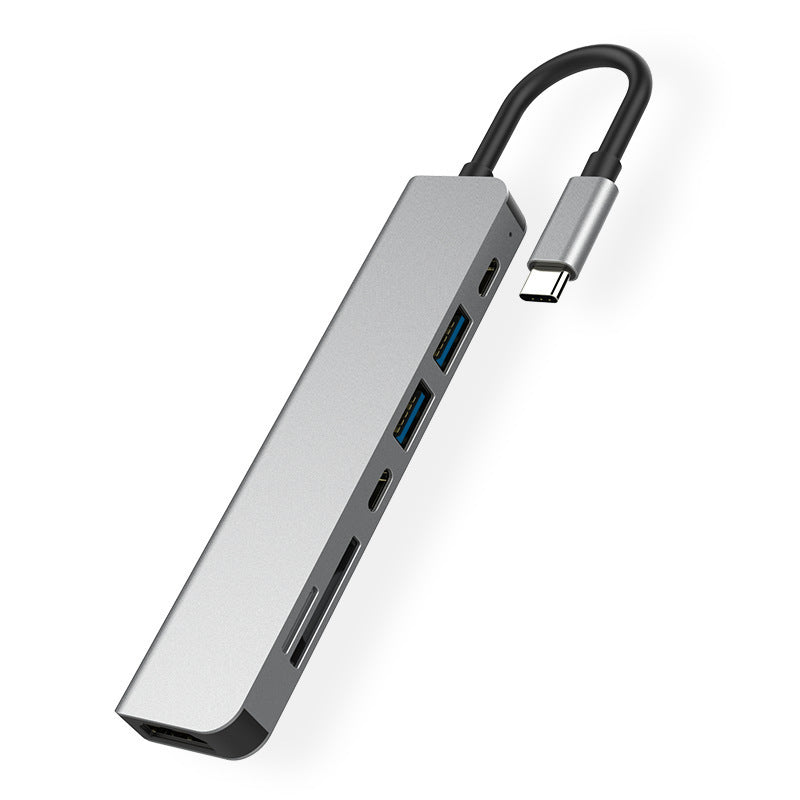 typec docking station hd4K mobile phone tablet computer switch game machine multi-function usb seven-in-one docking station