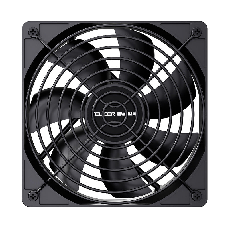 Teucer 3000 Rpm Fan Case Temperature Control Computer Cooler 12cm Water Cooling Radiator Intelligent Temperature Control