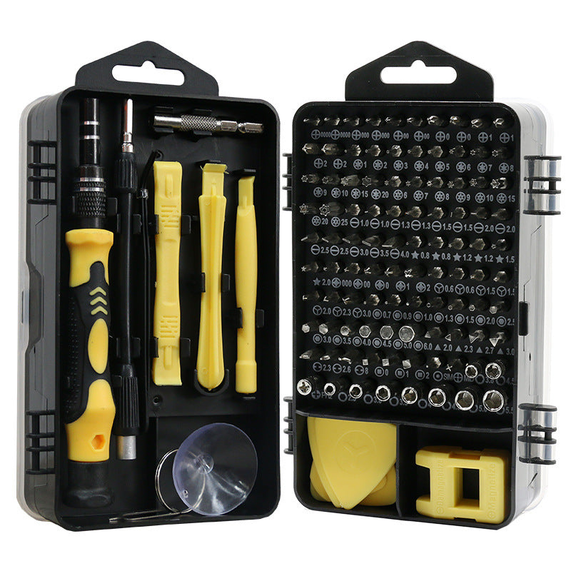 Multifunctional Screwdriver Set 115-in-1 Plum Blossom Screwdriver Combination Screwdriver Mobile Phone Computer Precision Repair Tool