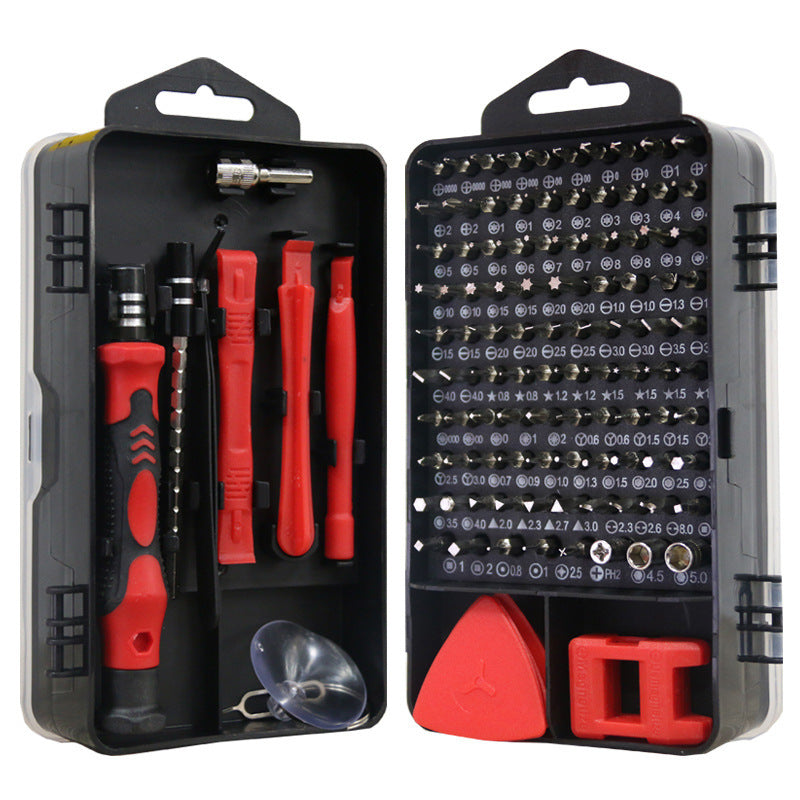 Multifunctional Screwdriver Set 115-in-1 Plum Blossom Screwdriver Combination Screwdriver Mobile Phone Computer Precision Repair Tool