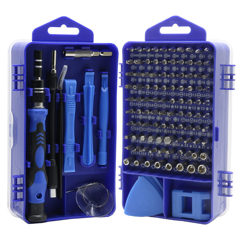 Multifunctional Screwdriver Set 115-in-1 Plum Blossom Screwdriver Combination Screwdriver Mobile Phone Computer Precision Repair Tool
