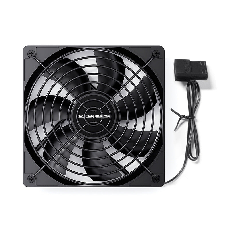 Teucer 3000 Rpm Fan Case Temperature Control Computer Cooler 12cm Water Cooling Radiator Intelligent Temperature Control