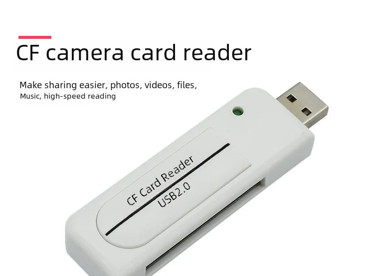 Cf Card Dedicated Reader Usb2.0 Suitable for Ccd Digital Cameras, Industrial Control Computers, Cnc Numerical Control Machine Tools, and Machining Centers