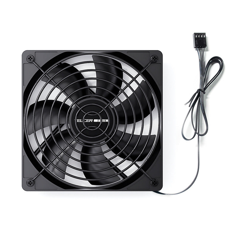 Teucer 3000 Rpm Fan Case Temperature Control Computer Cooler 12cm Water Cooling Radiator Intelligent Temperature Control