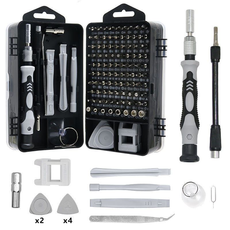 Multifunctional Screwdriver Set 115-in-1 Plum Blossom Screwdriver Combination Screwdriver Mobile Phone Computer Precision Repair Tool