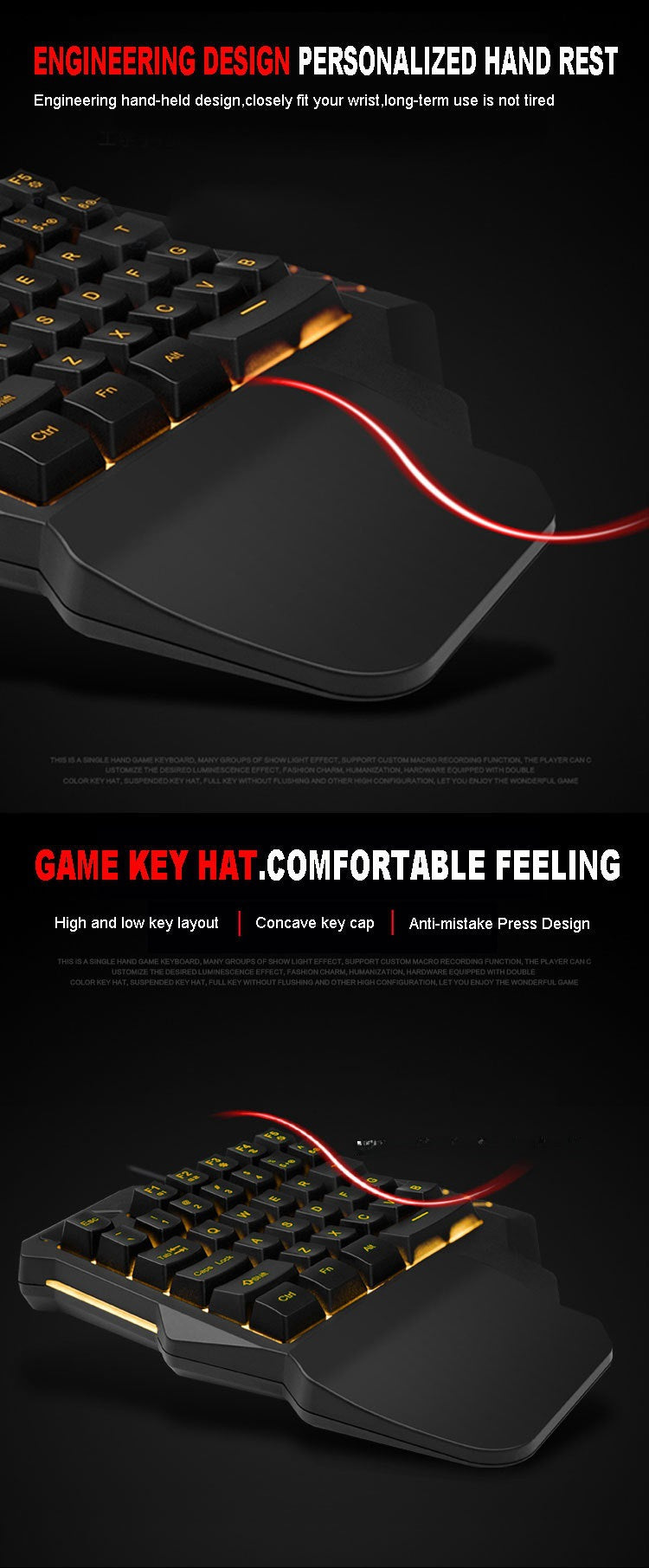 61 key RGB game wired keyboard mouse suit colorful MINI non-mechanical film black and white computer keyboard