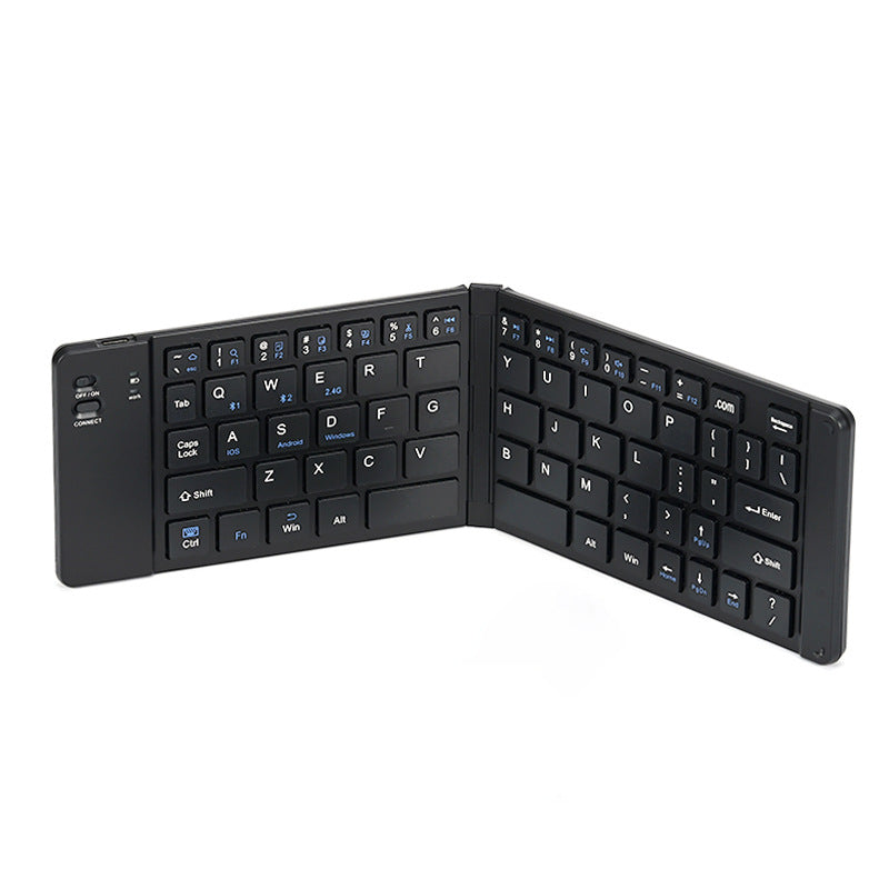 Wireless keyboard and mouse suit Bluetooth folding keyboard for mobile phone tablet laptop desktop computer built-in charging