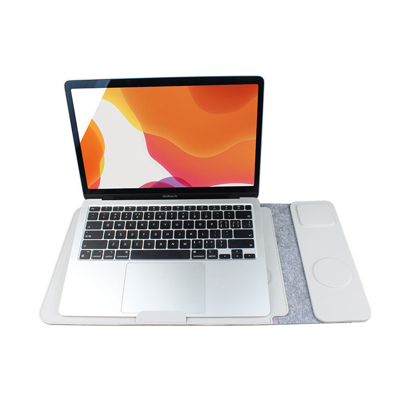 Wireless charging computer liner bag notebook liner bag for Apple Xiaomi Huawei 13-16 inch mobile phone