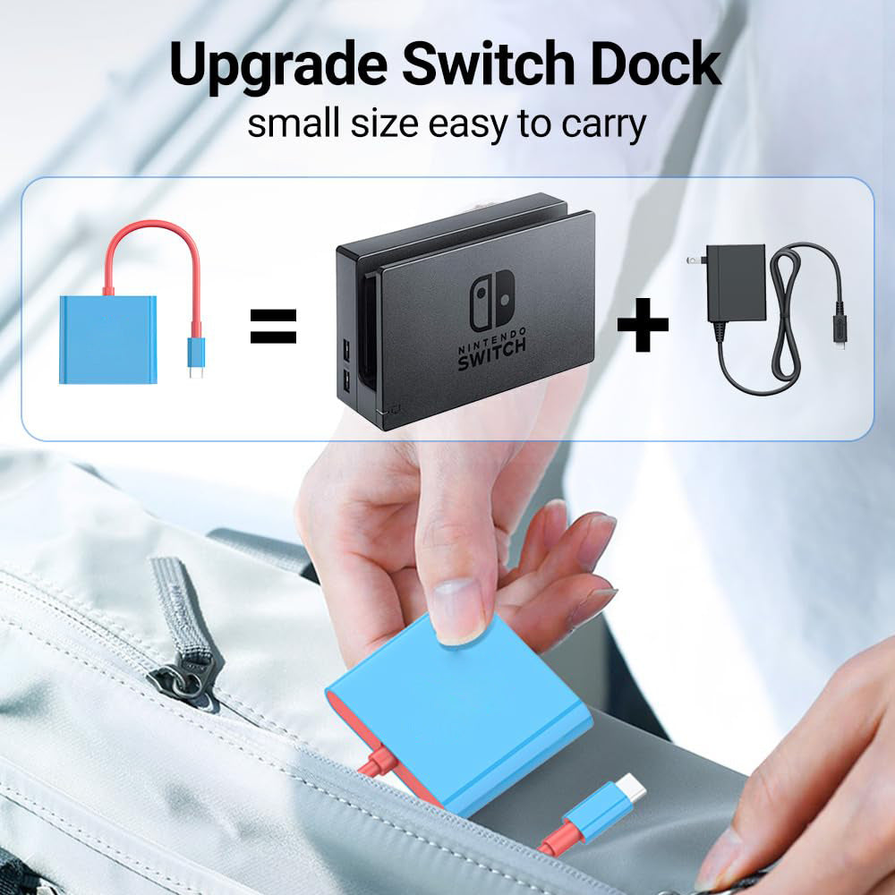 Switch Three-In-One Typec Docking Station Mobile Phone Tablet Computer Game Console USB Converter 3-in-1 Docking Station