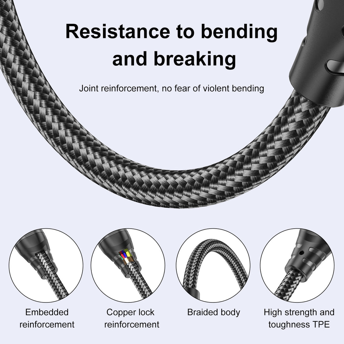 USLION Cross-border New 240W Magnetic Suction Data Line USB-C to C Notebook Computer Mobile Phone PD Fast Charge 5A