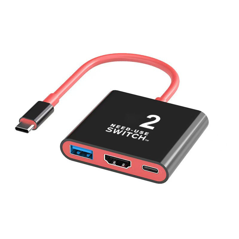 Switch Three-In-One Typec Docking Station Mobile Phone Tablet Computer Game Console USB Converter 3-in-1 Docking Station