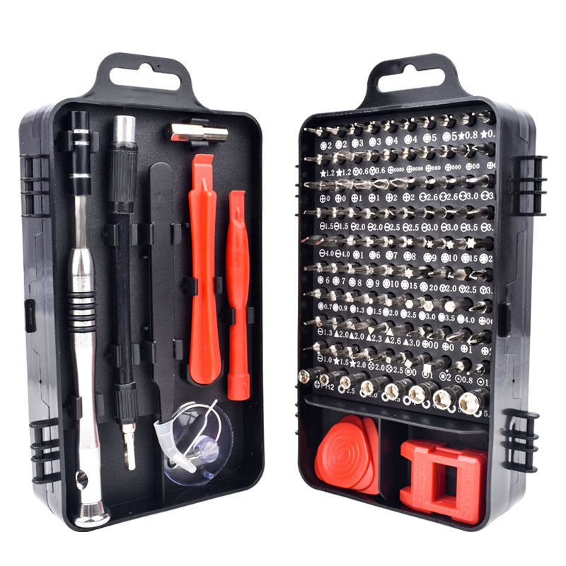 Multifunctional Screwdriver Set 115-in-1 Plum Blossom Screwdriver Combination Screwdriver Mobile Phone Computer Precision Repair Tool