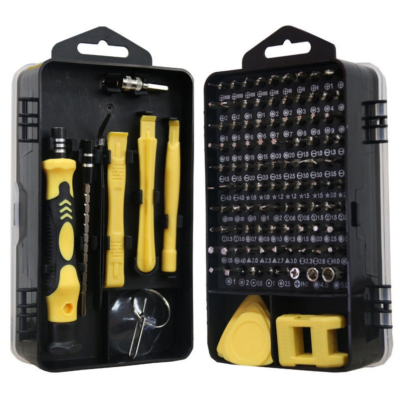 Multifunctional Screwdriver Set 115-in-1 Plum Blossom Screwdriver Combination Screwdriver Mobile Phone Computer Precision Repair Tool